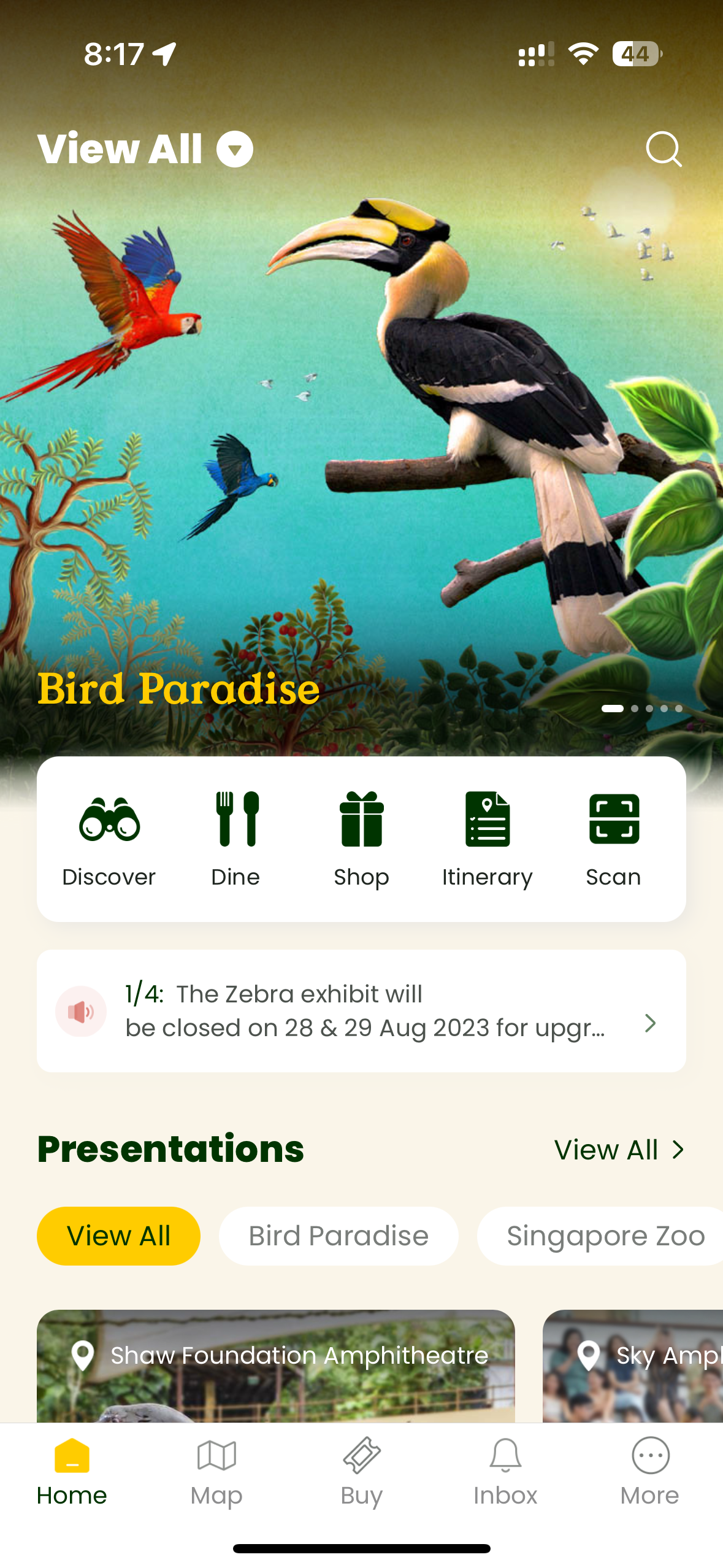 Mandai Wildlife Reserve App