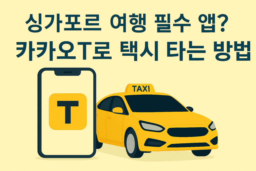 싱가포르 카카오T 택시 타는 방법