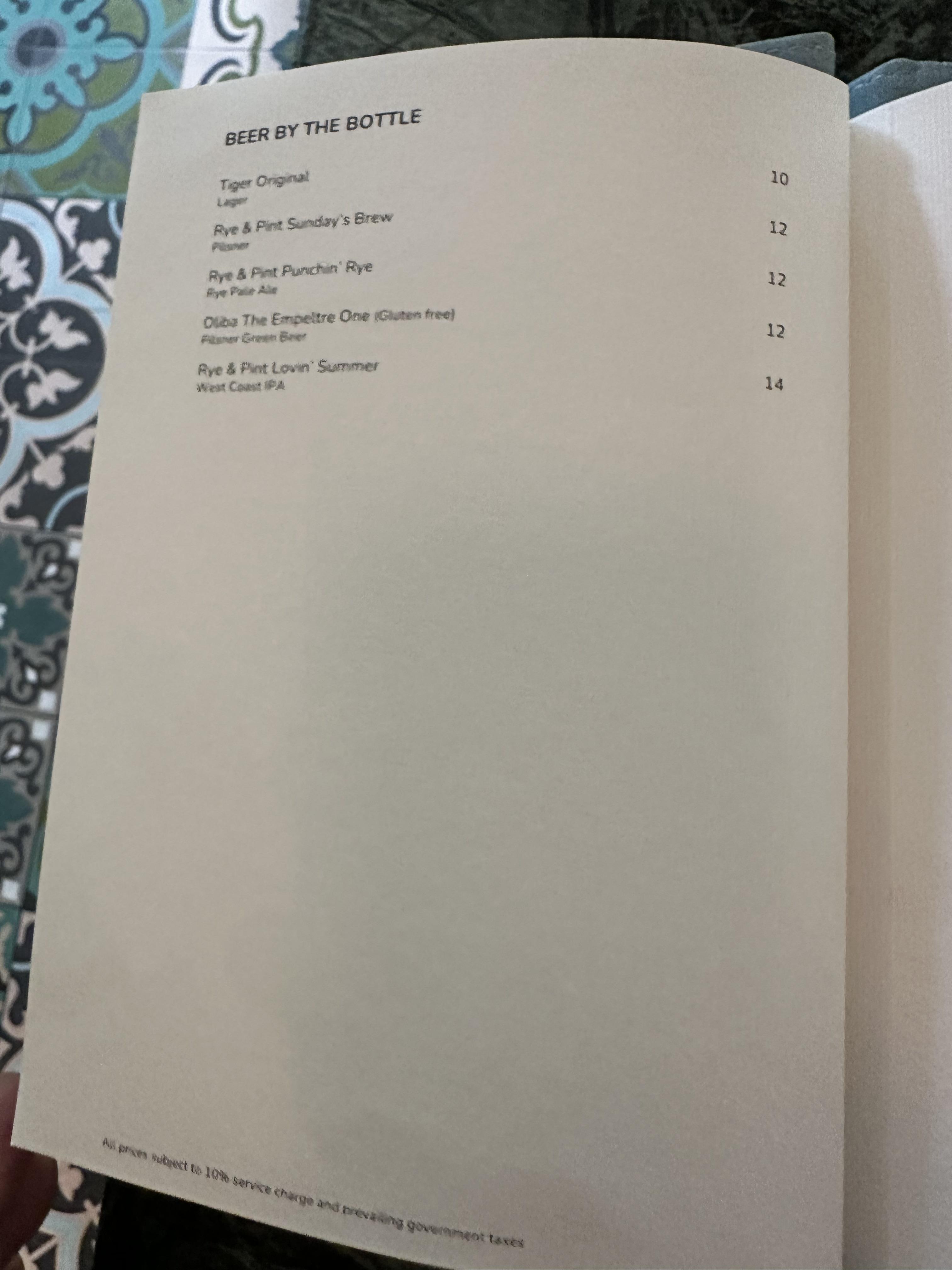 캔들넛 메뉴판