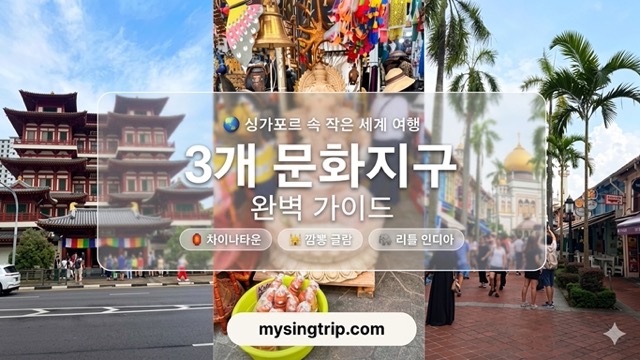 3개 문화지구 (차이나타운, 리틀인디아, 깜뽕글람)